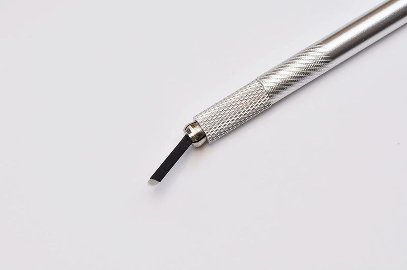 CRYSTALUM® Microblading Blade Holder Pen Twin Head Aluminum