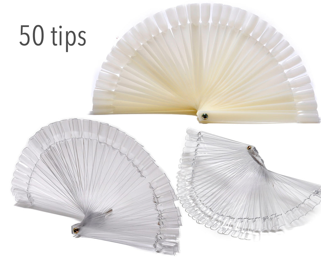 Crystalum™ Nail Art Display Fan Tips