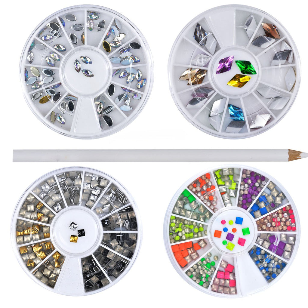 Crystalum Nail Art Rhinestone Set + Picker