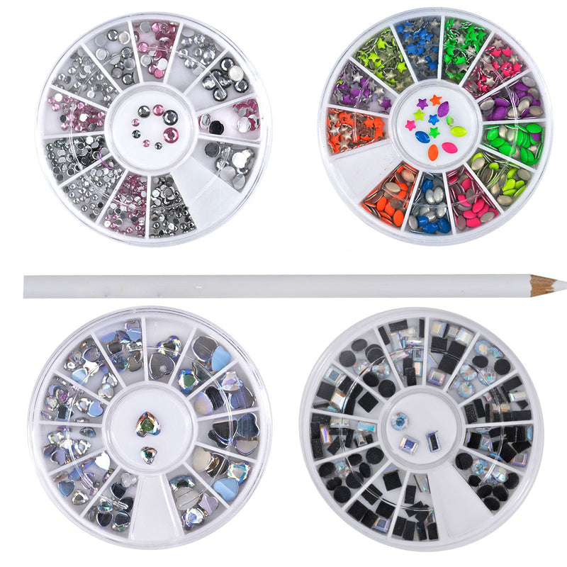 Crystalum Nail Art Rhinestone Set + Picker