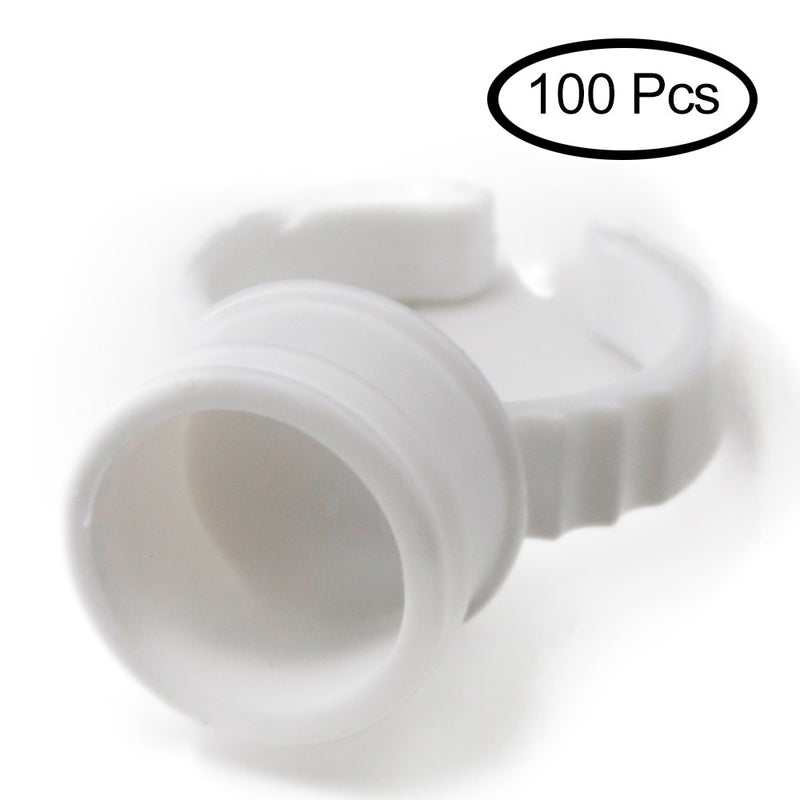 Crystalum™ Microblading Ink / Lash Glue Ring Holders x100