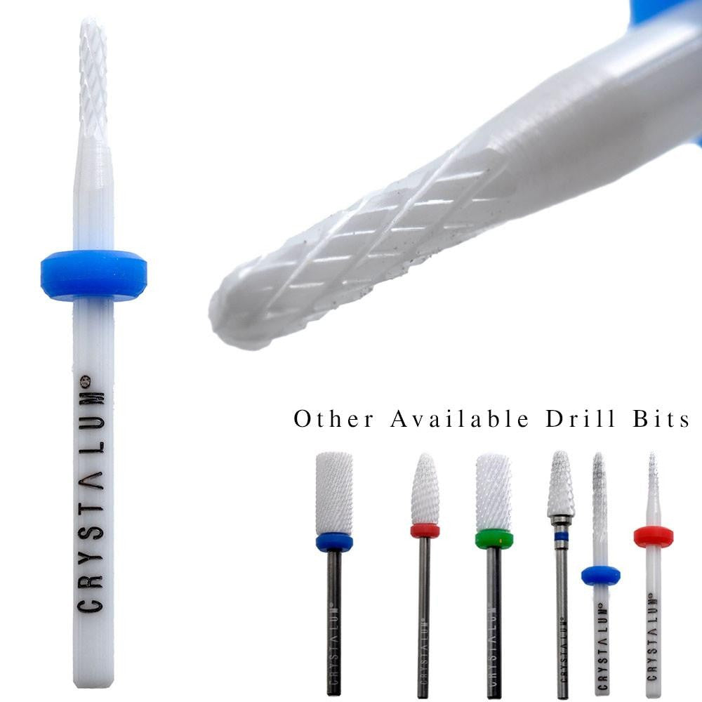 Left-Hand Cuticle Cleaner Ceramic Nail Drill Bit