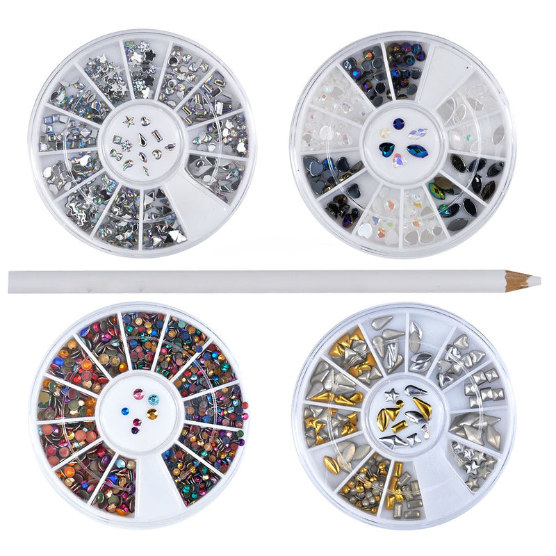 Crystalum Nail Art Rhinestone Set + Picker