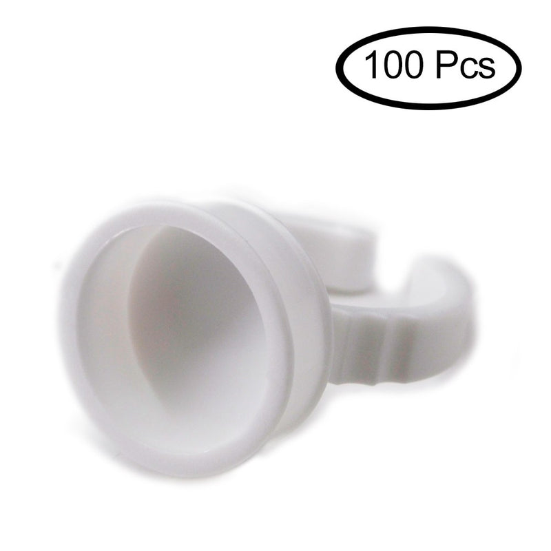 Crystalum™ Microblading Ink / Lash Glue Ring Holders x100