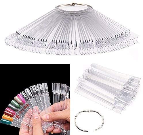 Crystalum Nail Art Display Stand 50 Tips On Ring