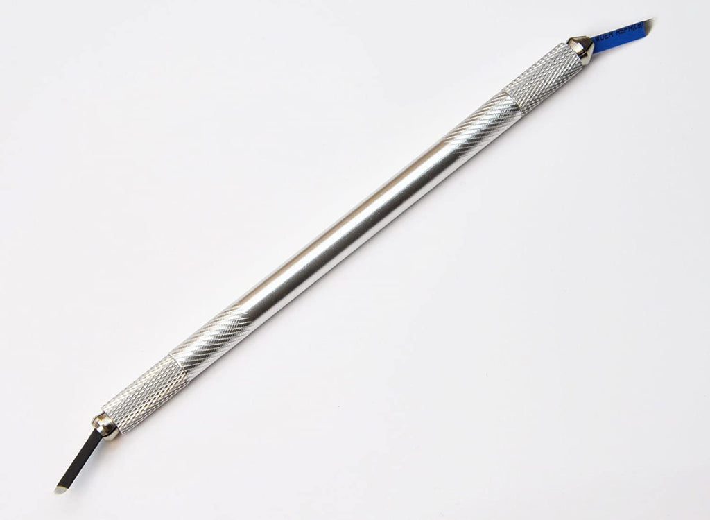 CRYSTALUM® Microblading Blade Holder Pen Twin Head Aluminum