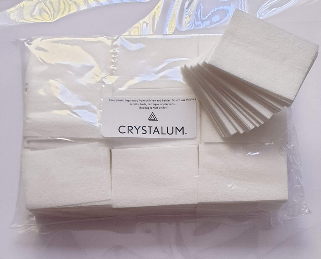 Crystalum Lint Free Wipes For Gel Nails 1000 Cotton Remover Pads