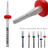 Left-Hand Cuticle Cleaner Ceramic Nail Drill Bit