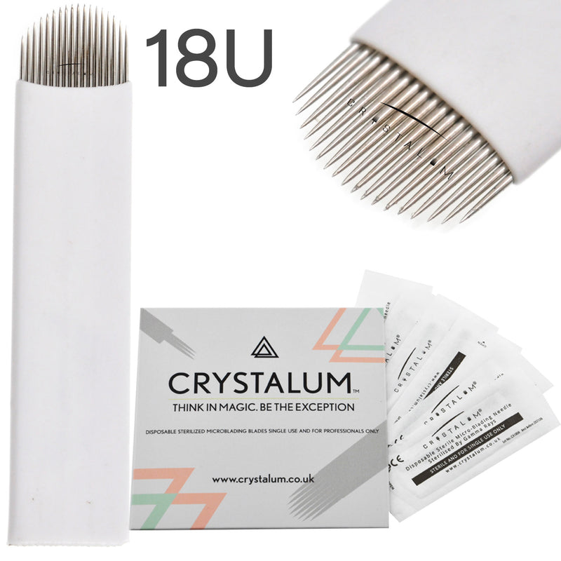microblading supplies uk crystalum nano blades flexi 0.18mm 18U needle