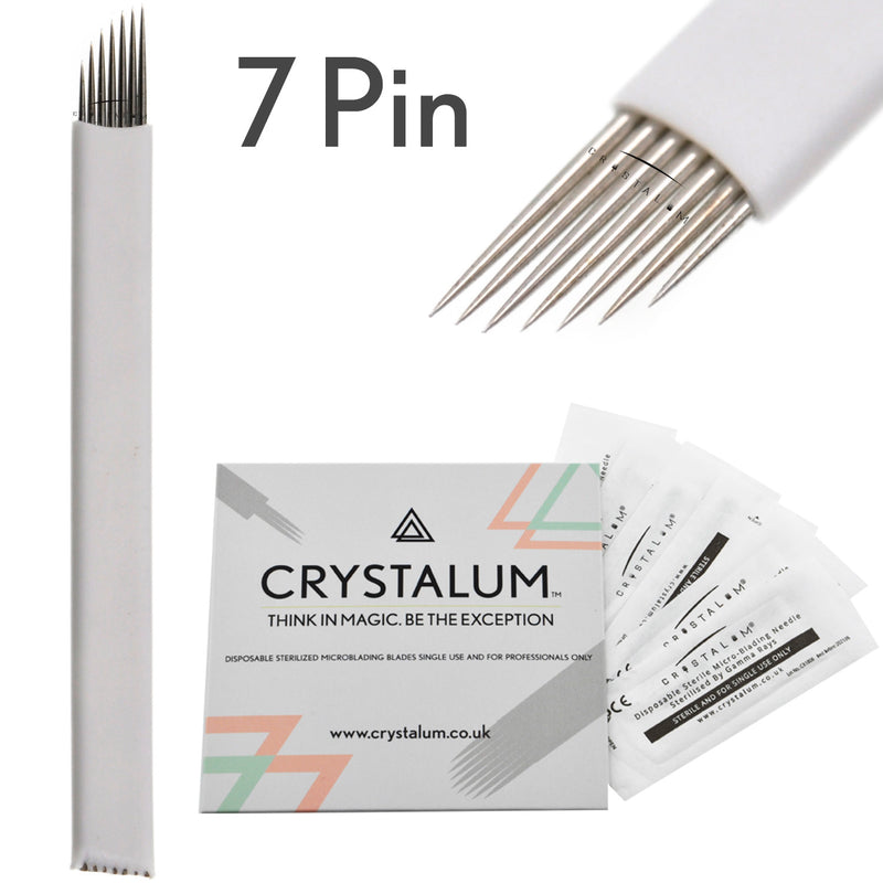 microblading supplies uk crystalum nano blades flexi 0.25mm needle 7 pin