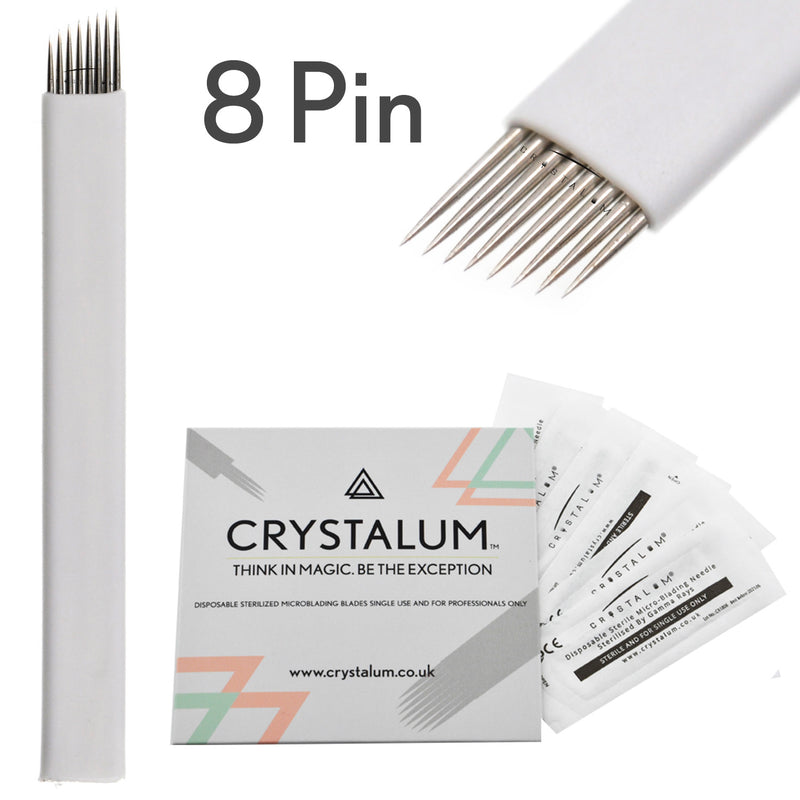 microblading supplies uk crystalum nano blades flexi 0.25mm needle 8 pin
