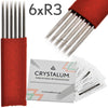 microblading supplies uk crystalum nano blades flexi shading shader ombre needle 6xR3